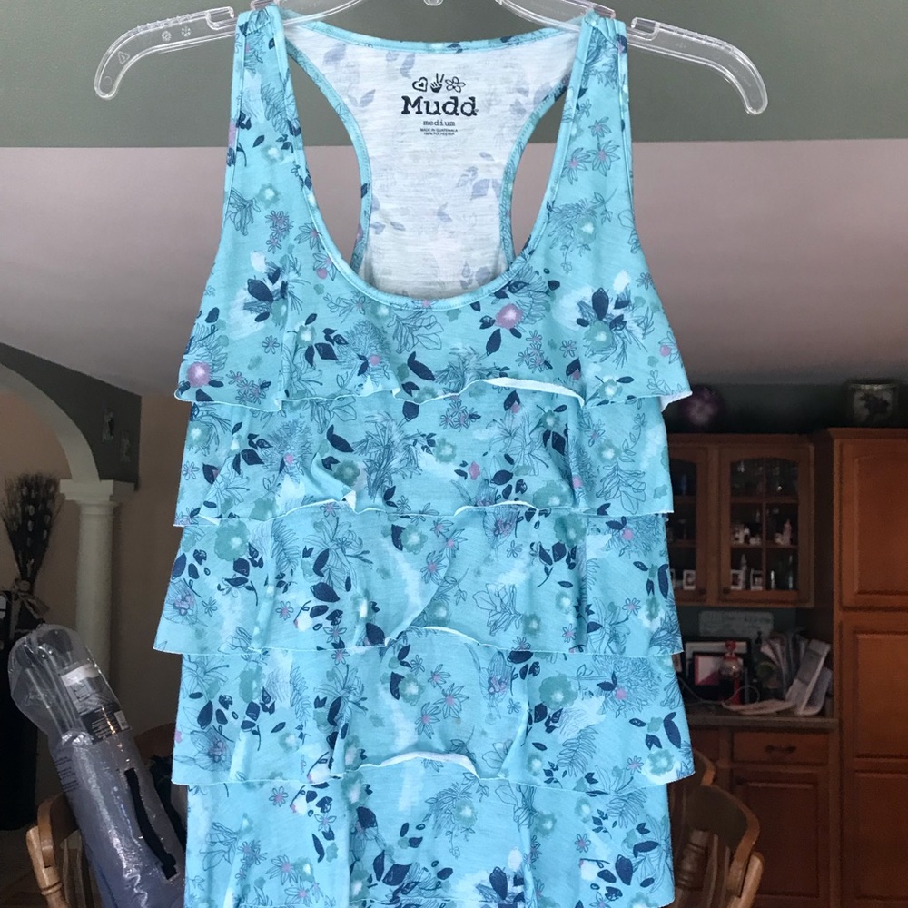 Ruffled tank top